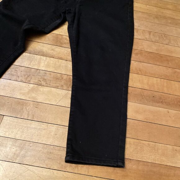 Juicy Couture Jeggings Women’s Size 12 Black Stretch Mid Rise Cropped - Picture 5 of 9